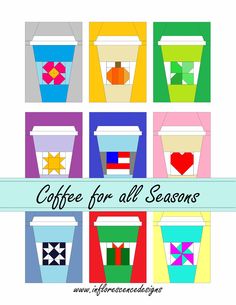 the coffee for all seasons pattern is shown