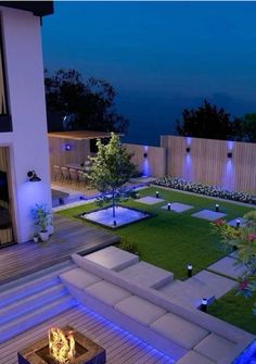 Terrace Garden Design, Interior Design Your Home, Modern Backyard, Outdoor Decor Backyard, Luxury House Designs, Dream House Exterior