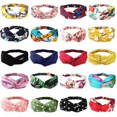 PRICES MAY VARY. 【VALUE SET】 - Total 20 pack fashion headbands bring you fantastic experiences. Boutique Set included 4 styles:✅3 Solid colors(Black,Red,Blue) headbands for women,simple style can be used for sports.✅3 Classic element Headbands（polka dot,strips) for girl,easy to match daily different outfits.✅7 Floral patterns will add more beauty and elegant on you.✅7 New Bohemia style printing make the you super charming and cute on beach.A set contains your needs for all occasions and seasons. Fashion Headbands, Bohemia Style, Blue Headband, Yoga Headband, Cute Headbands, Head Bands, Boho Headband, Headband Wigs, Simple Girl