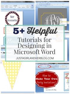 the 5 + step - by - step guide to designing in microsoft word with pictures and text