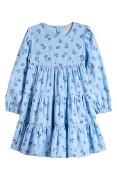 Corduroy adds classic cool-weather style to this adorable tiered dress in a silhouette perfect for layered looks. Unlined 100% cotton Machine wash, tumble dry Imported Big Girl Dresses, Tier Dress, Corduroy Dress, Sewing Project, Tiered Dress, Layered Look, Nordstrom Dresses, Size Clothing, Dress Shop