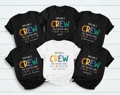 Specials Crew Teacher Custom Shirts, Matching Elective Teacher Tees, Custom Teacher Shirt, Personalized School Staff Tee, Teacher Team Gift BLACK TEXT is used for Yellow, Heather Peach, White, Light Gray Heather, Mint, Pink Shirts. Other colored shirts have white text. F I T ∙ & ∙ S I Z I N G : -->Women's sizes are narrower than the waist. -->Sleeves are rolled up in some product pictures. They do not come rolled up on delivery. T I M E ∙ T O ∙ D E L I V E R Y : -->Processing and production time is 1-2 business days. I M P O R T A N T ∙ P L E A S E ∙ R E A D ∙ F U L L Y : --> Order cancellations are accepted for 2 hours after purchase. -->For any questions, please contact me directly. It's my pleasure to assist you. Orders placed till 12 noon are shipped the next business day and those pla Teacher Custom, Pink Shirts, Teacher Team, School Staff, Teacher Tees, Team Gifts, Raleigh Nc, Product Pictures, Pink Shirt