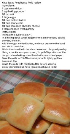 some kind of bread sitting on top of a table next to a recipe page with instructions