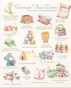 I do not own this Unstructured Play, Summer Fun List, Mind Body And Soul, Summer Ideas, Self Care Activities, Slow Living, Body And Soul, Family Activities