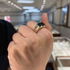 The Black Coral Ring in Gold is a bold statement piece. Emboldened by the Hawaiian black coral and highlighted in gold, this ring is a true work of modern art. Ring 14k Yellow Gold 12.5 x 9mm Hawaiian Black Coral Inlay Locally Made in Hawaiʻi Forever Guarantee (Lifetime Warranty on the life of the piece) Free Shipping on USA Orders $100 or more Black Coral, Coral Ring, Jewelry Repair, Military Discounts, Men's Ring, The Ring, Black And Gold, Gold Finish, Maui