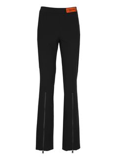 66% Polyester, 28% Viscose, 6% Elastane Chic Fitted Bottoms With Zip Fly, Elegant Stretch Bottoms With Zipper Closure, Elegant Pants With Zipper Closure For Fall, Luxury Fitted Dress Pants For Fall, Classic Fitted Bottoms With Zipper Closure, Chic Straight Pants With Zip Fly, Modern Workwear Bottoms With Zipper Closure, Fitted Luxury Pants For Spring, Luxury Fitted Pants For Spring