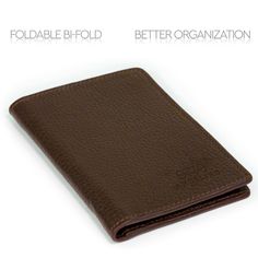 Top Grain Leather RFID Wallet with Card Slots, Handcrafted Bifold Wallet with Passport Style, Unisex Credit Card Wallet in Different Colors BETTER ORGANIZATION - A tall billfold that holds six debit, credit or business cards, your ID and money, this traditional wallet is business and travel ready. PREMIUM TOP GRAIN LEATHER - Carefully constructed using top-grain leather, these wallets are tough, durable and tear-resistant. SLIM & COMPACT / RFID BLOCKING WALLET - Stay organized without adding Better Organization, Leather Camera Strap, Leather Credit Card Holder, Custom Strap, Rfid Blocking Wallet, Rfid Wallet, Top Crafts, Credit Card Wallet, Leather Bifold Wallet