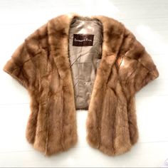 Mink Fur Stole Shawl Coat, By Livingston Bros. In Perfect Condition. Vintage. Vintage Mink Coats, Vintage Mink-colored Formal Outerwear, Shawl Coat, Classic Mink-colored Faux Fur Coat, Mink-colored Faux Fur Evening Coat, Long Mink-colored Faux Fur Coat, Mink Fur Coat, Fur Stole, Mink Fur