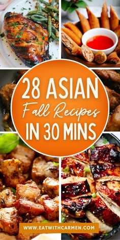 Explore the rich flavors of autumn with these 28 Asian Fall Recipes in 30 Minutes! Perfect for busy weeknights, these dishes bring together the best of fall ingredients and Asian cuisine, creating meals that are both cozy and exciting. Whether you need a quick vegetable side dish or a main course for a crowd, these recipes will impress. Save this pin to explore these easy and mouthwatering dishes! Asian Dishes For A Crowd, Fall Asian Recipes, Asian Main Course, Asian Recipes For A Crowd, Asian Potluck Ideas, Asian Food For A Crowd, Main Course For A Crowd, Asian Potluck Dishes, Fall Recipes For Dinner