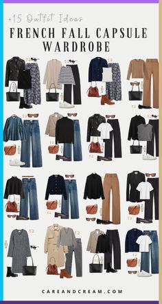 French Fall Outfits, French Fall Fashion, Layering Basics, French Capsule Wardrobe, French Clothing, Capsule Wardrobe Essentials, Capsule Wardrobe Outfits, Fall Wardrobe Essentials