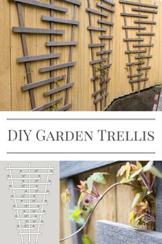 diy garden trelliss with instructions to make them