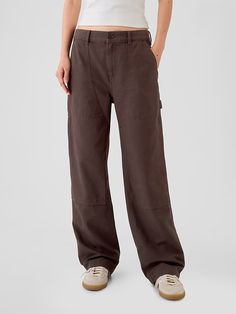 High Rise Double-Knee Carpenter Pants | Gap Gap Utility Cargo Pants With Side Pockets, Gap Cotton Cargo Pants With Pockets, Gap Bottoms With Side Pockets For Fall, Gap Cotton Cargo Pants, Gap Streetwear Pants With Pockets, Cotton Cargo Pants By Gap, Gap Bottoms For Fall Streetwear, Gap Utility Pants With Pockets, Gap Utility Bottoms With Pockets