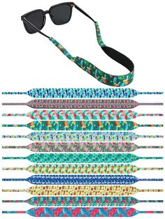 PRICES MAY VARY. Sufficient Quantity to Use: you will receive 12 pieces of sunglass straps come in 12 different Hawaiian patterns, the rich quantities are enough to meet your daily using and changing, you can also share them with your friend or family Portable and Reliable: our glasses accessories are made of quality neoprene material, elastic and portable, not take too much your space, comfortable to wear, easy to put on and take off, will bring you a comfortable wearing experience Simple to Cl Sport Glasses, Sport Activities, Eyeglass Strap, Hawaiian Pattern, Glasses Strap, Sunglasses Strap, Chain Lanyard, Glasses Men, Sports Glasses