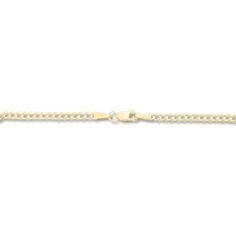 This 24-inch solid curb chain necklace is chic on its own or in a layered look. Fashioned in 14K yellow gold, the chain is approximately 2.6mm wide and secures with a lobster clasp. Adjustable Cuban Link Bracelet In Yellow Gold, 14k Gold Cuban Link Bracelet With Figaro Chain, 14k Yellow Gold Cuban Link Necklace With Oval Links, 14k Gold Necklace With Curb Chain, 14k Gold Tarnish Resistant Cuban Link Necklace, Yellow Gold Cuban Link Bracelet With Adjustable Chain, 14k White Gold Curb Chain Necklace, Yellow Gold Cuban Link Necklace With Cable Chain, Yellow Gold Necklaces With Curb Chain