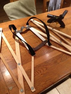 the tools are laying on the table ready to be used for making something with wood