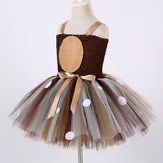 Deer Costumes, Tutu En Tulle, Reindeer Outfit, Deer Dress, Kids Christmas Dress, Reindeer Costume, Deer Costume, Tulle Tutu Dress