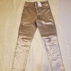 New With Tags And Absolutely Gorgeous. Junior Sz M. Purchased From Nordstrom Rack Wide Leg Leggings, Gold Leggings, Snakeskin Leggings, Black Faux Leather Leggings, Leopard Print Leggings, Ribbed Leggings, Compression Leggings, Active Leggings, Faux Leather Leggings