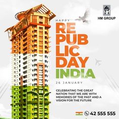 It is the people that make our nation great. Celebrate the diversity of the nation this Republic Day. Live in diverse communities, a world on its own at one of the properties offered by us. visit www.hmconstructions.com or Call us at 080 4255 5555. #realestatebangalore #homebuyingtips #HMGroup #realestateOffices #republicday2023 #nammabengaluru #luxuryhomesales #republicdayindia #apartments #highriseapartment Republic Day Real Estate, Republic Day India, High Rise Apartments, Happy Republic Day, Graphics Design Ideas, Home Buying Tips, Motion Graphics Design, Capital Market, Republic Day