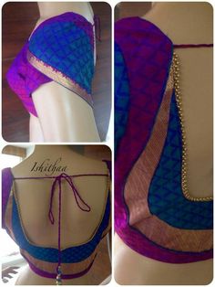 High Neck Blouse Designs, Exclusive Blouse Designs, Neck Blouse Designs, Blouse Inspiration, Boutique Photos, Choli Blouse