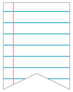 the lines are drawn on top of each other to form a rectangle shaped paper