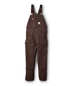 Carhartt Men's R01 Cotton Duck Bib Overalls | Marks Brown Overalls Outfits Men, Brown Overalls Outfits, Overall Men, Work Overalls, Mens Workwear