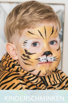 Tiger Makeup For Kids, Tiger Makeup, Funny Photo Props, Kids Carnival, Kids Origami, Face Painting Easy, Kids Face Paint, Body Suit Tattoo