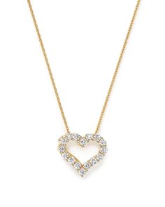 From our exclusive collection, this 14K yellow gold necklace features the sweet and sparkling diamond heart pendant. Heart Shaped Yellow Gold Diamond Necklace, Heart-shaped Yellow Gold Diamond Necklace, Heart Shaped Yellow Gold Necklace With Single Cut Diamonds, Gold Heart-shaped Brilliant Cut Diamond Necklace, Elegant Open Heart Diamond Necklace With Single Cut Diamonds, Yellow Gold Diamond Necklace With Open Heart Shape, Yellow Gold Diamond Necklace With Open Heart Design, Yellow Gold Heart Cut Necklace With Diamond Accents, Elegant Single Cut Diamond Open Heart Necklace