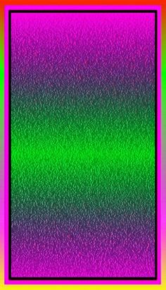 an image of a square in the middle of a rainbow colored background with a black border