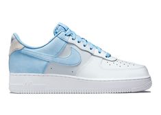 Light Blue Nike Air Force 1 Low-top For Sports, Blue Nike Air Force 1 Casual Sports Shoes, Casual Blue Nike Air Force 1, Nike Air Force 1 Blue For Sports, Nike Air Force 1 Blue Sports Shoes, Bugaboo Donkey, Blue Football, Air Forces, Nike Air Force 1 Low