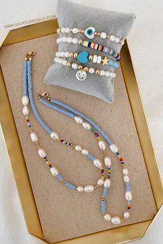 Styled Jewelry | Jewelry Inspo | Jewelry Findings | Jewelry Necklace | Choker Necklace Outfit | Colorful Necklace Outfit | Fashion Jewellry | Girl Jewelry | Fashion And Jewelry | Clothing And Jewelry | Cute Necklaces | Womens Fashion | Jewelry Trendy | Trendy Necklaces | Wearing Pearls | Pearl Jewelry Beaded Jewelry 2023, Colorful Pearl Bracelet, Festival Pearl Jewelry With Colorful Beads, Festival Beaded Pearl Jewelry, Handmade Pearl Jewelry For Summer, Pearl Jewelry With Colorful Beads Bracelet, Colorful Beaded Necklace, Colorful Beaded Bracelets, Clay Beads Bracelet