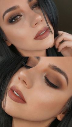 Smokey Eye For Brown Eyes, Hooded Eye Makeup, Braut Make-up, Makijaż Smokey Eye, Trendy Makeup, Natural Eyes, Photo Makeup, Makati, Smokey Eye Makeup