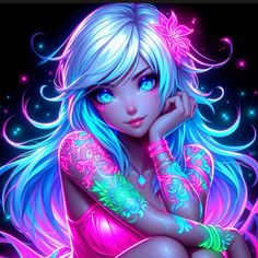 The Colour Of Magic, Fantasy Pictures, Digital Art Anime, Craft Lovers, Girl Wallpaper, Digital Art Girl, Girly Art, Beautiful Fantasy Art, Diamond Art