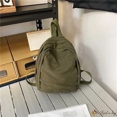 Bird in Bag - Retro canvas solid color large capacity shoulder bag female schoolbag students junior backpack male college students Casual Canvas School Bag In Solid Color, Casual Solid Color Canvas Bag For School, Casual Solid Color Canvas School Bag, Trendy Solid Color Canvas Bag For School, Solid Large Capacity Canvas Bag For School, Large Capacity Solid Color Canvas Bag For School, Solid Canvas School Backpack, Solid Color Canvas School Backpack, Standard Canvas School Backpack