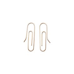 Our most popular 14k Solid Gold Paper Clip Earrings are finally here. Handcrafted with precision, these earrings are simple enough to be an everyday piece or to make a statement during a night out with friends. Material: 14k Solid Gold Gold Paperclip Shape Single Earring, Gold Single Paperclip Earring, Gold Paperclip Shaped Single Earring, Modern Everyday Clip-on Earrings, Modern Clip-on Earrings For Everyday Wear, Modern Paperclip Everyday Earrings, Modern Paperclip Earrings For Everyday, Modern Paperclip Earrings For Pierced Ears, Gold Paperclip Earrings For Everyday