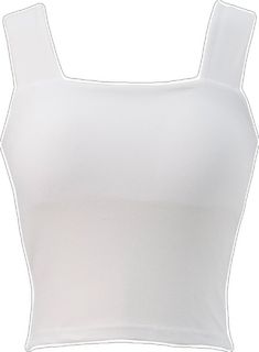 Fitted Basic Seamless Tops, Fitted Seamless Basic Tops, Fitted White Tank Top With Built-in Bra, White Seamless Snug Fit Tops, White Seamless Snug-fit Tops, White Seamless Elastane Tank Top, Casual White Elastane Tank Top, Fitted Basic White Crop Top, White Fitted Basic Crop Top