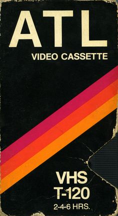 an old vhs cover with the words atl on it