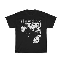 Slowdive T-shirt Shirt Store, Casual Elegance, Unisex Shorts, G M, Tshirt Colors, Piece Of Clothing, Cool Shirts, Cotton Tee, Black Shirt