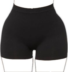 Black Bottoms With Seamless Construction And Short Leg, Seamless Elastic Short Length Activewear, Seamless Elastic Shorts For Sports, Black Stretch Athletic Shorts Above Knee, Black Stretch Elastane Biker Shorts, Black Stretch Above Knee Shorts, Black Stretch Biker Shorts With Seamless Construction, Stretch Black Elastane Biker Shorts, Seamless Above Knee Shorts