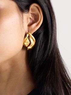 Elegant Hand Cast Gold Earrings, Rosh Mahtani, Jewellery Photography, Double Hoop Earrings, Tourmaline Earrings, Room Fragrances, The Warrior, Gold Pearl Earrings, Raffia Bag