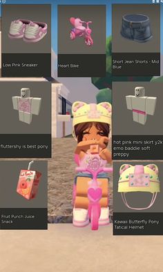 the screenshot shows different types of shoes and accessories for children to wear on their own