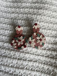 Fall floral polymer clay dangle earring Fall Floral, Polymer Clay, Jewelry Earrings Dangle, Dangle Drop Earrings, Dangle Earrings, Jewelry Earrings, Drop Earrings, Floral