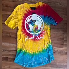 Nwt Never Worn Arabic Writing Scripture Brand Is 5ive Pillars Tagged For Exposure #Islam #Muslim #Arab #Palestine Writing Scripture, Arabic Writing, Arabic Script, Urban Outfitters Tops, Green Yellow, Urban Outfitters, Tie Dye, Dye, Womens Tops