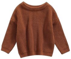 Cute Brown Sweater For Fall, Cute Brown Crew Neck Sweater, Cute Solid Color Fall Sweater, Cute Chunky Knit Sweater For Fall, Cute Oversized Chunky Knit Sweater, Cute Long Sleeve Chunky Knit Sweater, Cute Chunky Knit Long Sleeve Sweater, Cute Ribbed Tops For Fall, Winter Warm Outfits