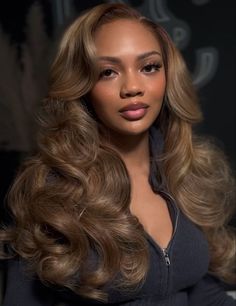 Pretty Hair Color, Hair Laid, Hair Inspo Color, All Hair Types, Aesthetic Hair, Thick Hair