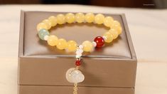 This gemstone bracelet is very suitable for daily wear. It can also be given to girlfriends, daughters, mothers, or as a birthday gifts to friends. 💎Main materials: Yellow Jade Size: My bracelets are elastic bracelets,the size of the bracelets is about 6-7.8 inches without stretching, so they can be suitable for most people's wrist,and if you had big wrist,still no problem,it's elastic. 💎About color: Most bracelet colors are consistent with pictures, but because some natural stones are differe Casual Jade Beaded Bracelets Gift, Casual Jade Beaded Bracelet Gift, Gold Jade Crystal Bracelet Gift, Spiritual Jade Crystal Bracelet Gift, Casual Jade Bracelets With Gemstone Beads, 108 Beads Bracelet Jewelry Gift, Casual Jade Bracelet With Gemstone Beads, Casual Jade Gemstone Beads Bracelets, Casual Jade Jewelry With 8mm Beads