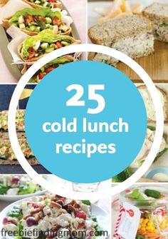 25 cold lunch recipes that are delicious and easy to make