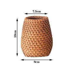 the height of a basket with measurements for it