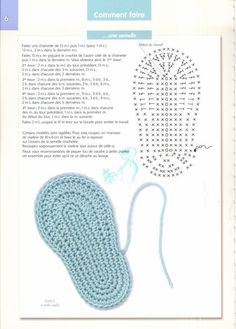 an instruction manual for crochet