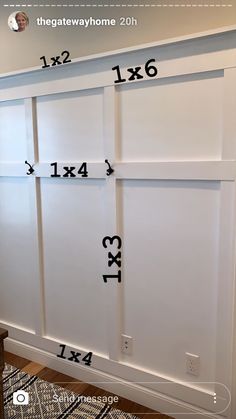 the measurements for sliding doors are shown in black and white, with numbers on them