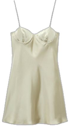 Chic Beige Dress With Built-in Bra, Cream Lined Mini Dress, Cream Sleeveless Satin Mini Dress, Cream Satin Sleeveless Mini Dress, Beige Sleeveless Mini Dress With Fitted Bodice, Beige Satin Fitted Top, Fitted Beige Satin Top, Strapless Silk Mini Dress For Summer, Summer Strapless Silk Mini Dress